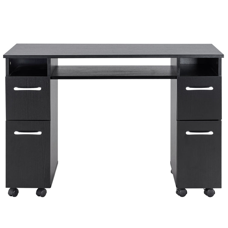 Manicure Table With Wheels Movable Nail Desk Salon Workstation 2600