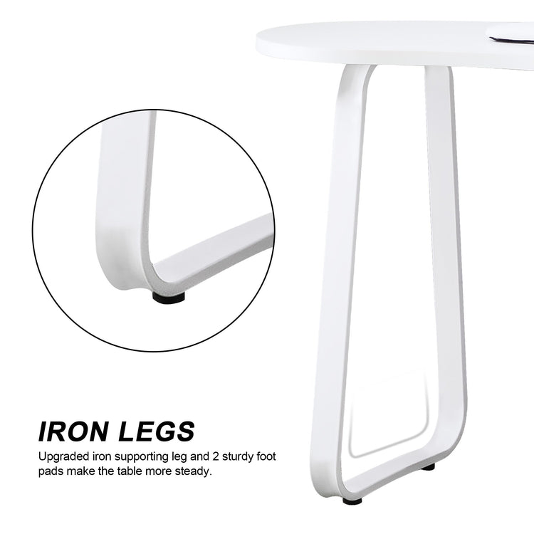 Manicure Acetone Resistant Table Beauty Spa Nail Art Desk 0422