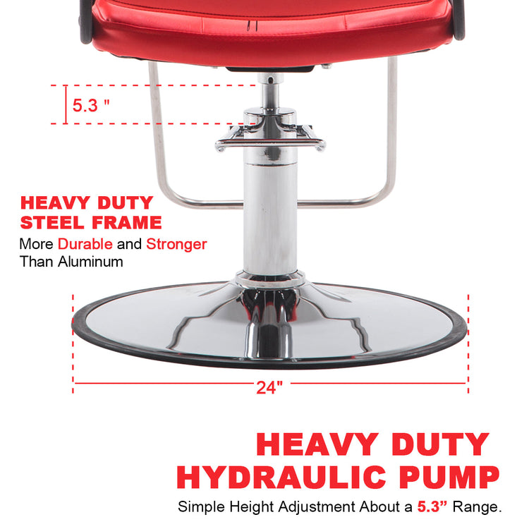 Classic Hydraulic Salon Chair, Salon Beauty Spa Styling Chair 8837
