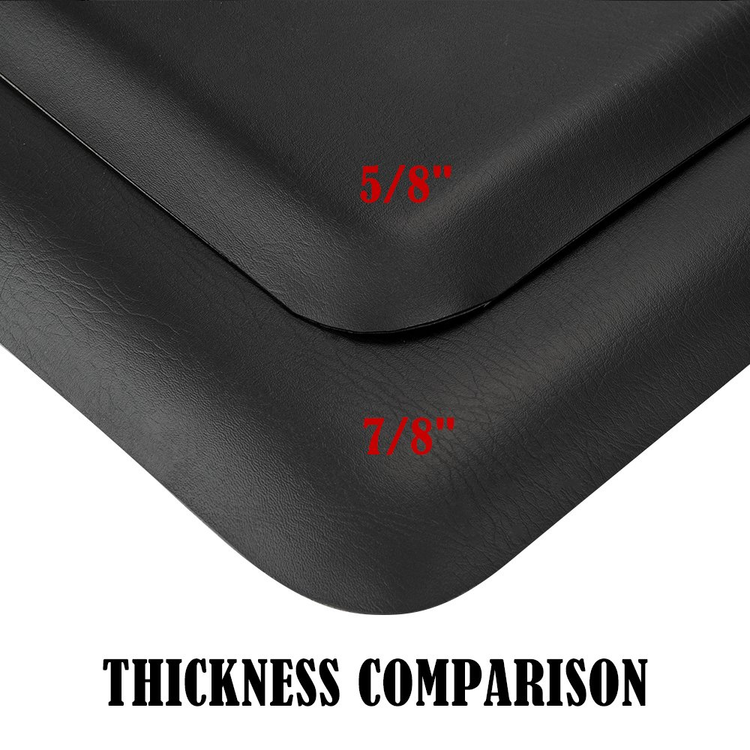 3X5 Ft Salon Floor Mat Barber Floor Anti Fatigue Mat Rectangle 7/8'' Thick 0045