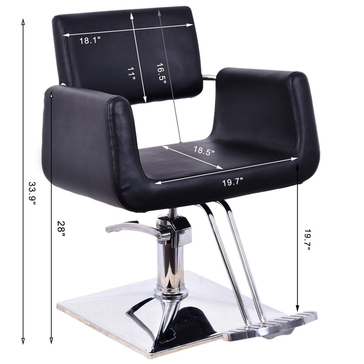 Salon Chair, Hydraulic Hair Styling Barber Salon Equipment 1017