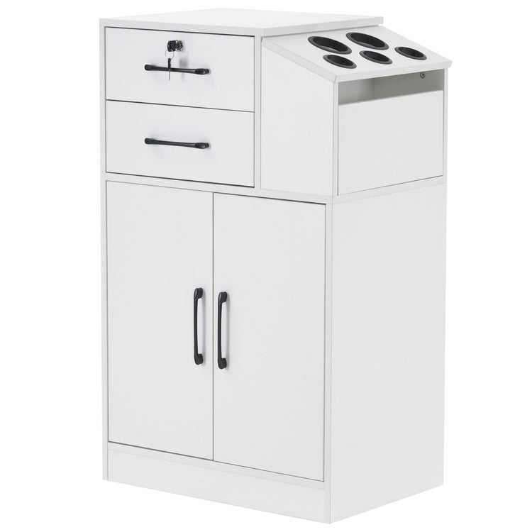 Barber Locking Storage Station Beauty Salon Cabinet For Hair Stylist 2005