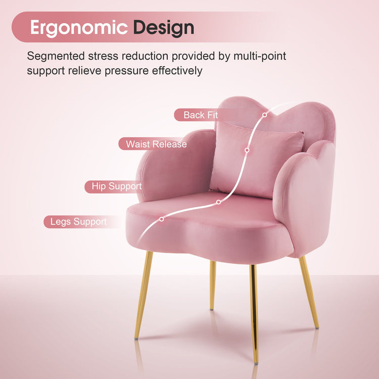 Nail Chair For Nail Tech With Backrest Salon Chair With Velvet Pedicure 3522