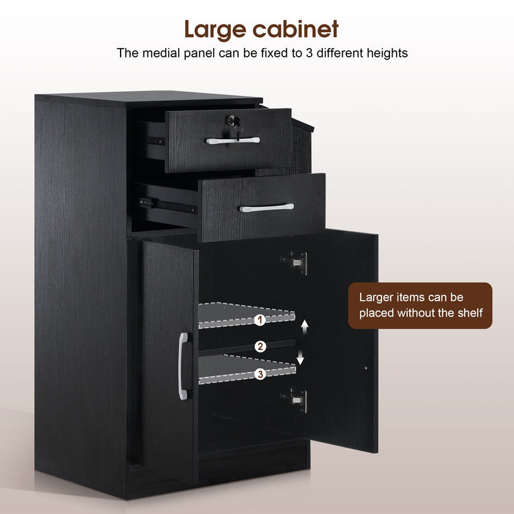 Barber Locking Storage Station Beauty Salon Cabinet For Hair Stylist 2005