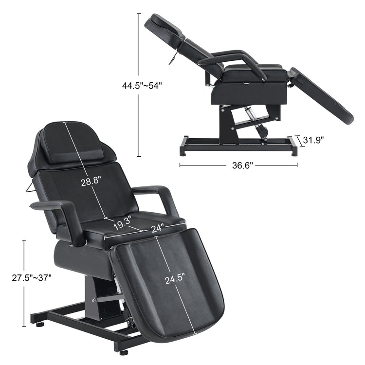 Electric Tattoo Chair For Client, Facial Bed For Esthetician With 3 Motors, Massage Table 2751