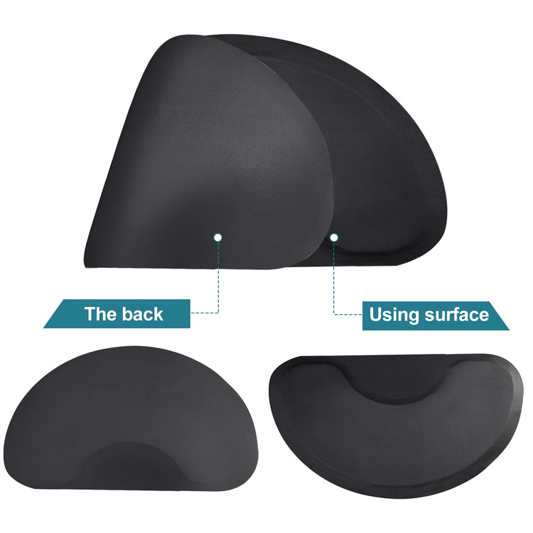 3'X5' Salon Barber Chair Anti-Fatigue Floor Mat Circle 1/2" Thick 0020