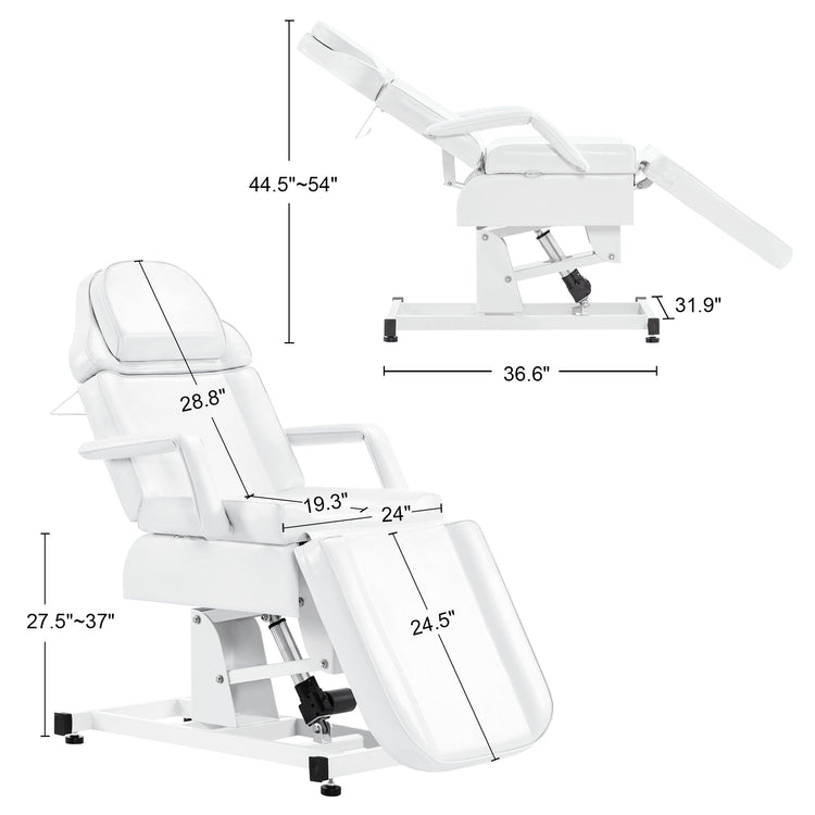 Electric Tattoo Chair For Client, Facial Bed For Esthetician With 3 Motors, Massage Table 2751