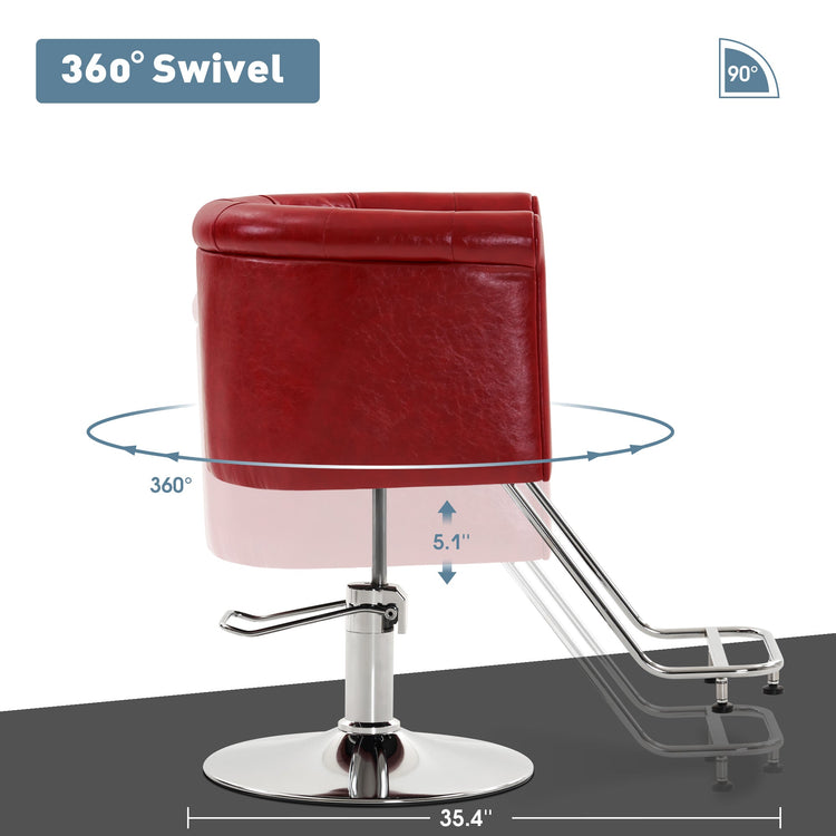 Styling Salon Chair For Hair Stylist, Barber Beauty Styling Chair 3807
