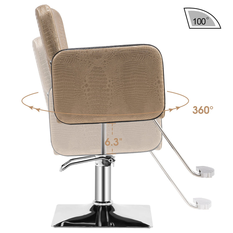 Salon Chair For Hair Stylist, Hydraulic Beauty Spa Styling Chair 8814