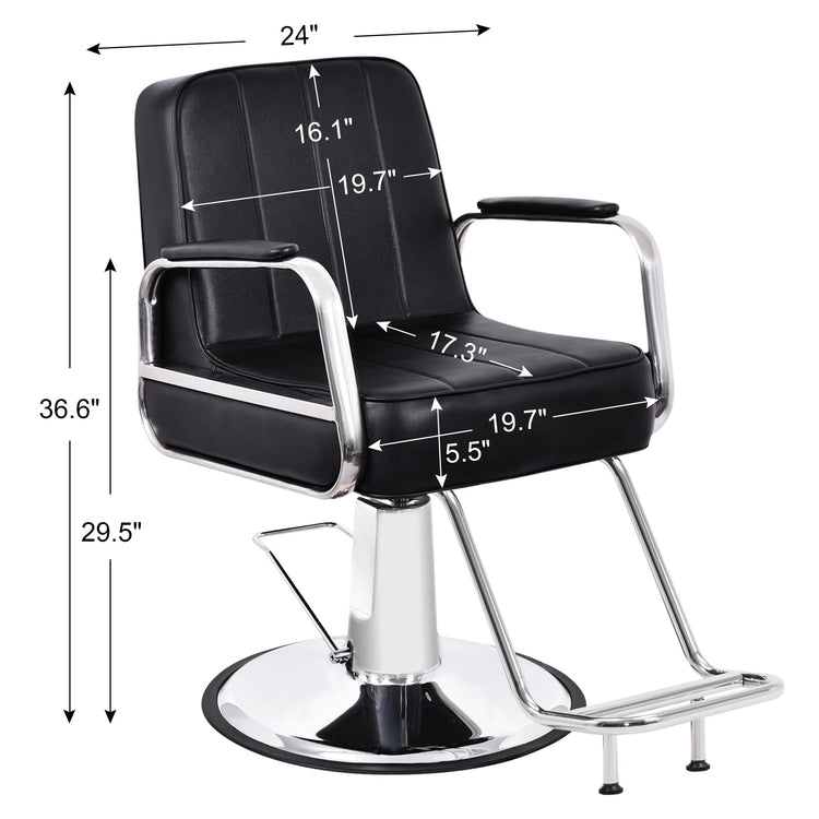 Hydraulic Barber Chair, Hair Spa Beauty Salon Styling Equipment 3128