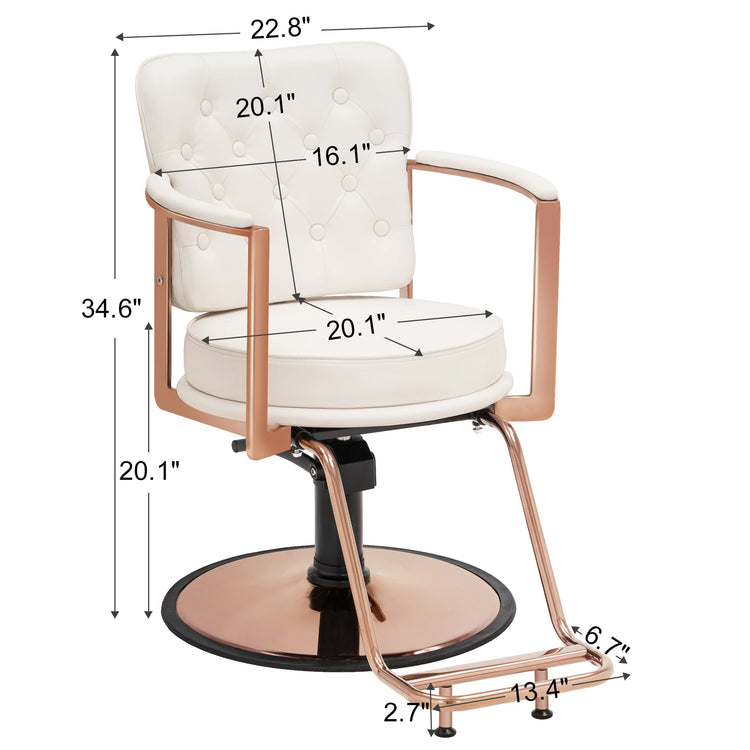 Salon Chair For Hair Stylist, Hydraulic Beauty Spa Equipment 3076