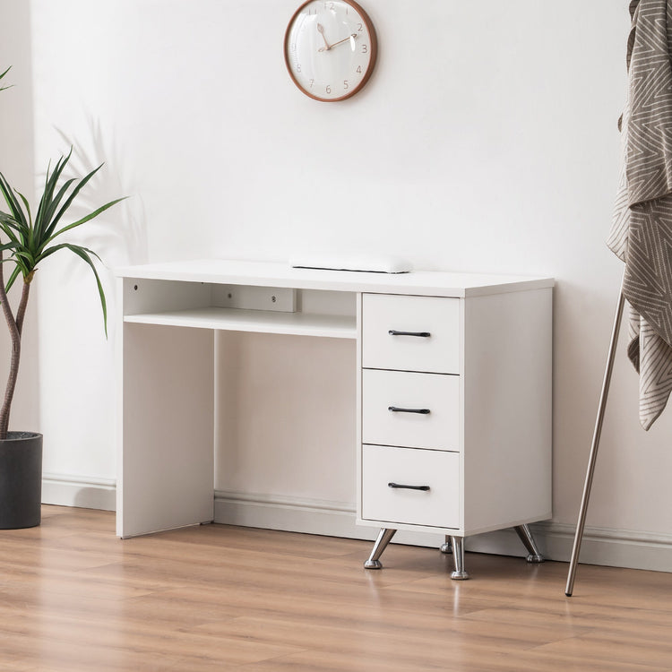 Manicure Table, Nail Desk With Wrist Rest Salon Workstation 2655