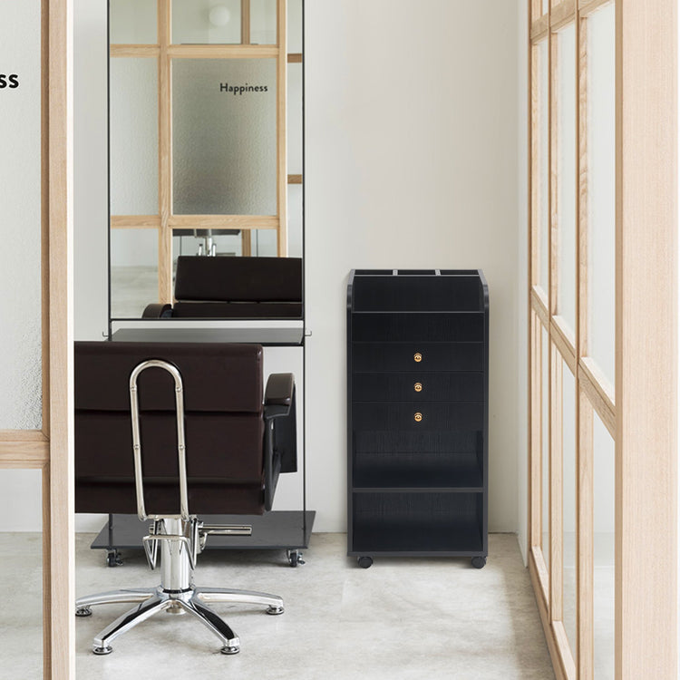 Salon Cart With Wheels Barber Rolling Trolley Spa Stylist Furniture 2034