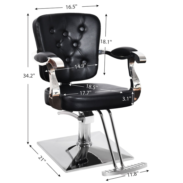 Classic Salon Chair, Hydraulic Hair Salon Styling Beauty Equipment 2069