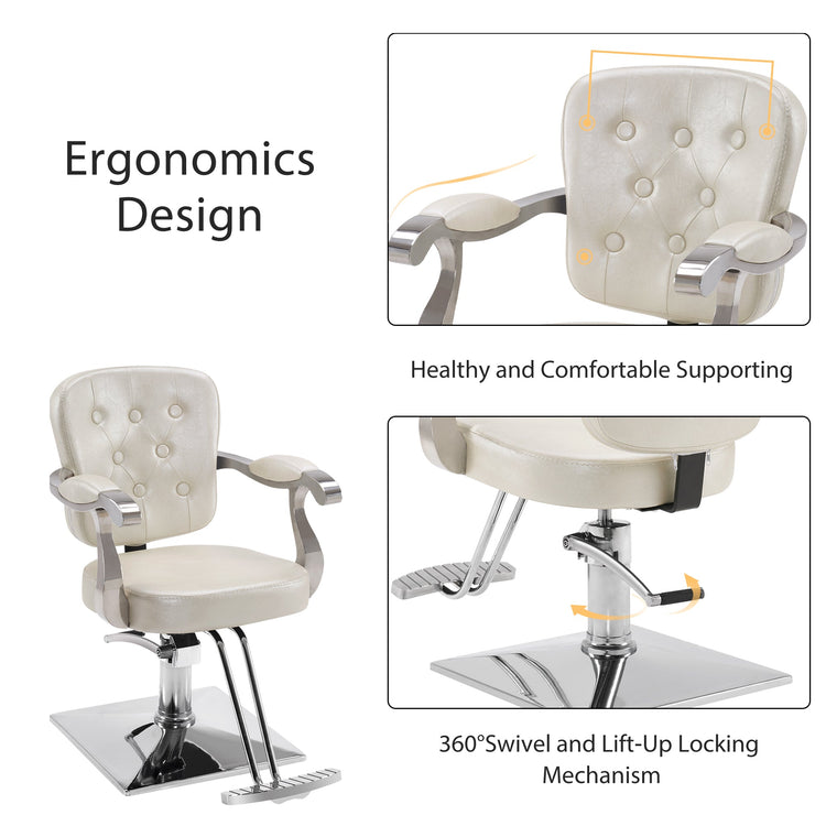 Classic Salon Chair, Hydraulic Hair Salon Styling Beauty Equipment 2069