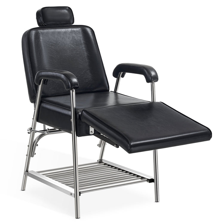 Professional Tattoo Chair With Headrest Massage Bed With Storage Shelf 2767