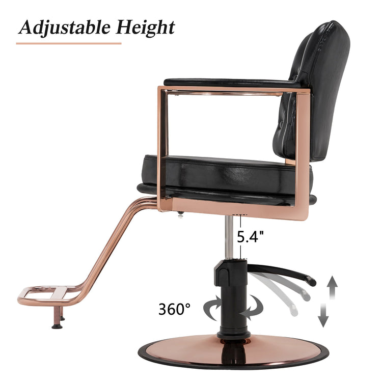 Salon Chair For Hair Stylist, Hydraulic Beauty Spa Equipment 3076