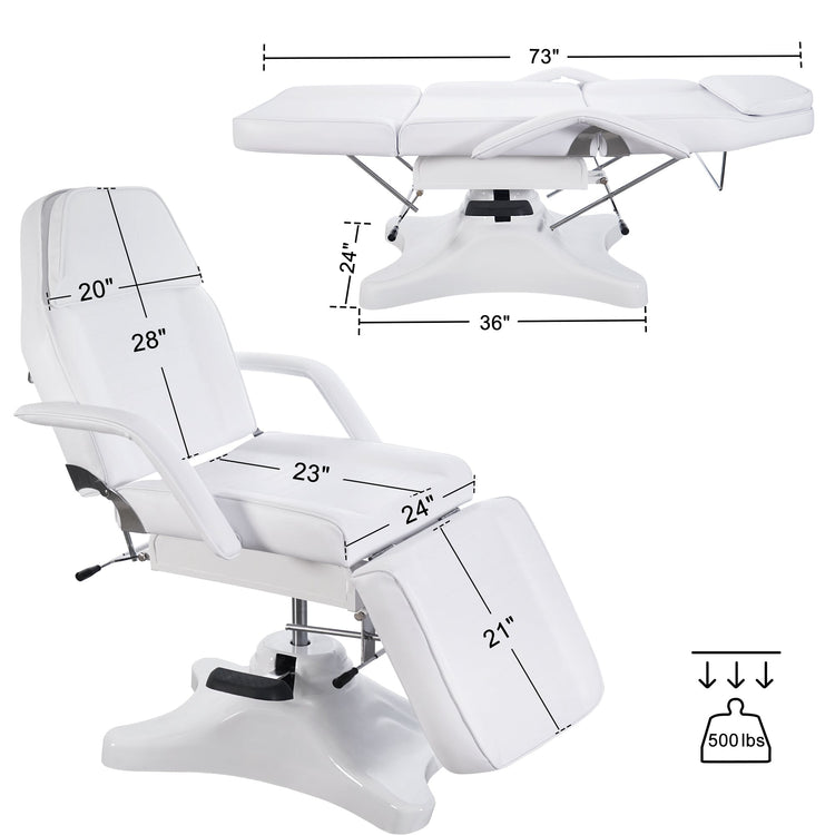 Pro Massage Bed Adjustable Spa Table With Hydraulic Pump 9613