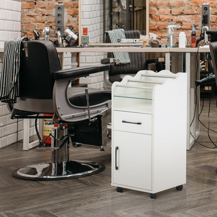 Salon Cart With Cabinet Barber Rolling Trolley For Hair Stylist With Wheels 2013