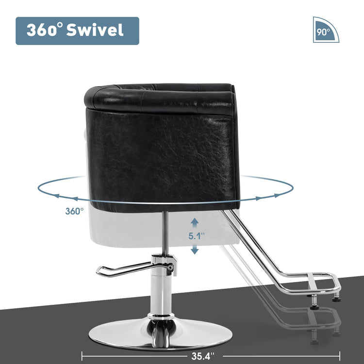 Styling Salon Chair For Hair Stylist, Barber Beauty Styling Chair 3807