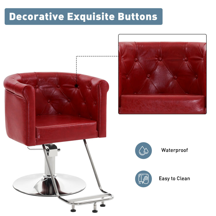 Styling Salon Chair For Hair Stylist, Barber Beauty Styling Chair 3807
