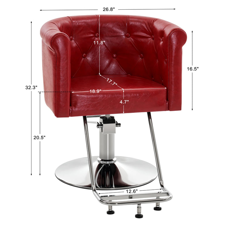Styling Salon Chair For Hair Stylist, Barber Beauty Styling Chair 3807