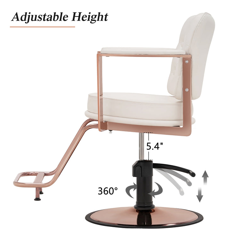 Salon Chair For Hair Stylist, Hydraulic Beauty Spa Equipment 3076