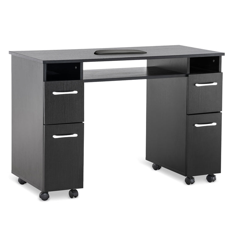 Manicure Table With Wheels Movable Nail Desk Salon Workstation 2600
