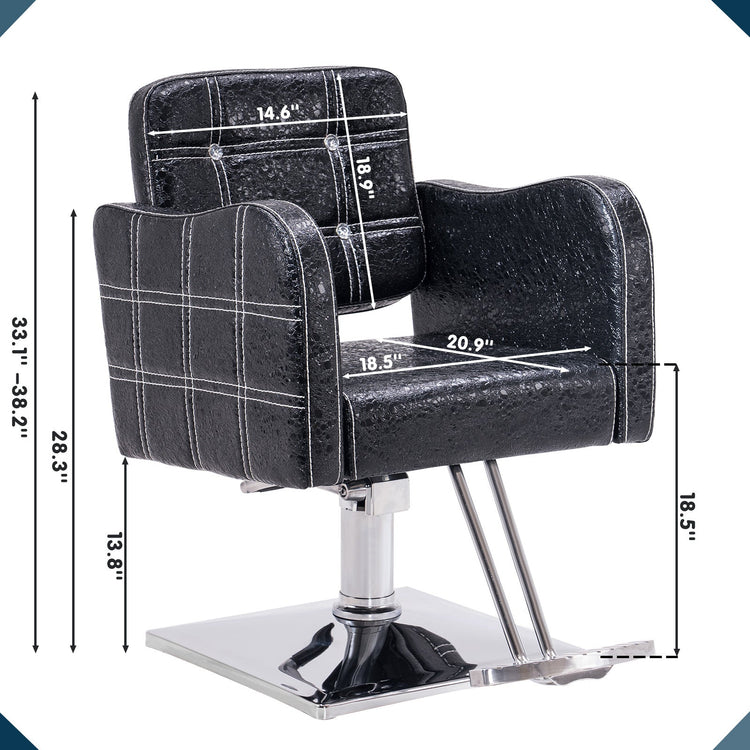 Salon Chair For Hair Stylist, Hydraulic Styling Beauty Spa Equipment 8521