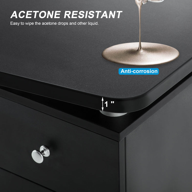 Manicure Acetone Resistant Table Beauty Spa Nail Art Desk 0422
