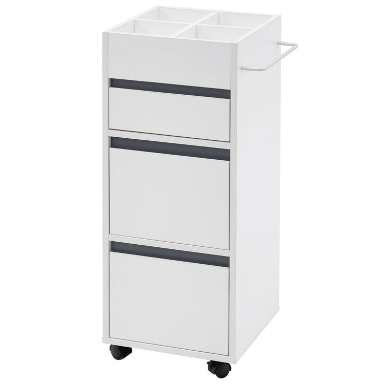 Salon Spa Trolley With Square Storage Lattice Barber Cart Organizer 2039