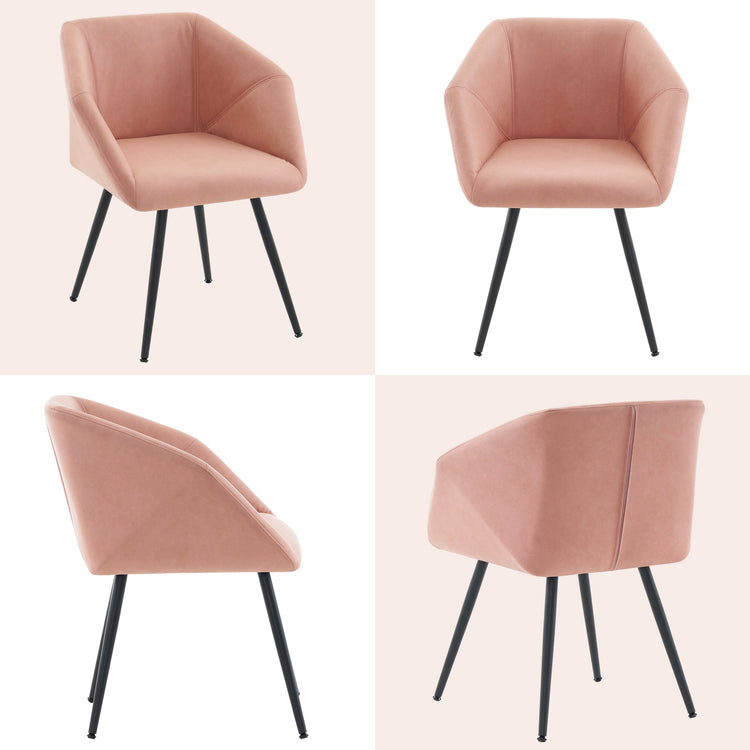 Manicure Chair With Metal Support Leg Makeup Chair For Beauty 3544