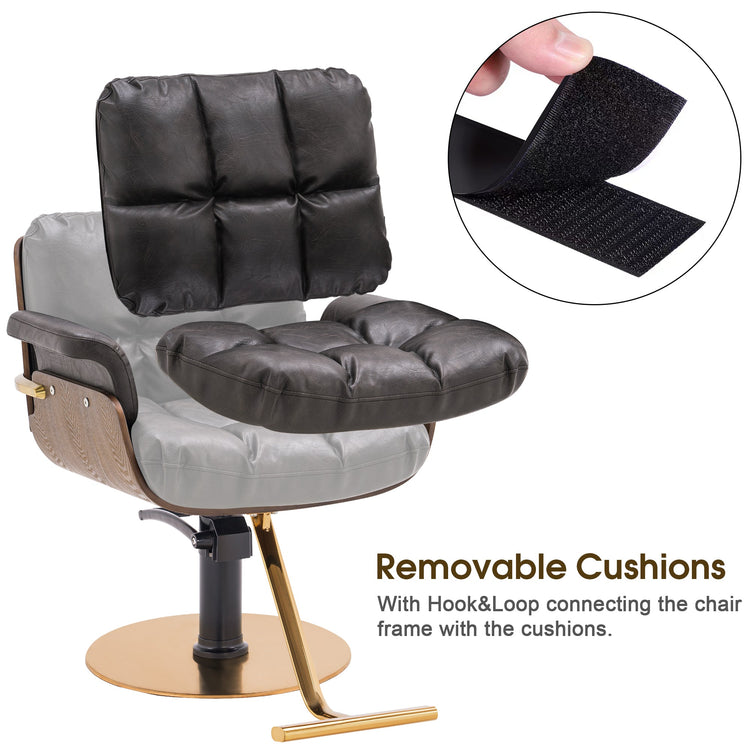 Ins Salon Chair, Hydraulic Hair Cutting Styling Chair For Hair Stylist 3071