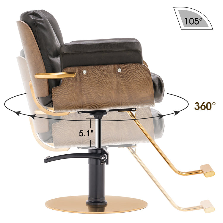 Ins Salon Chair, Hydraulic Hair Cutting Styling Chair For Hair Stylist 3071