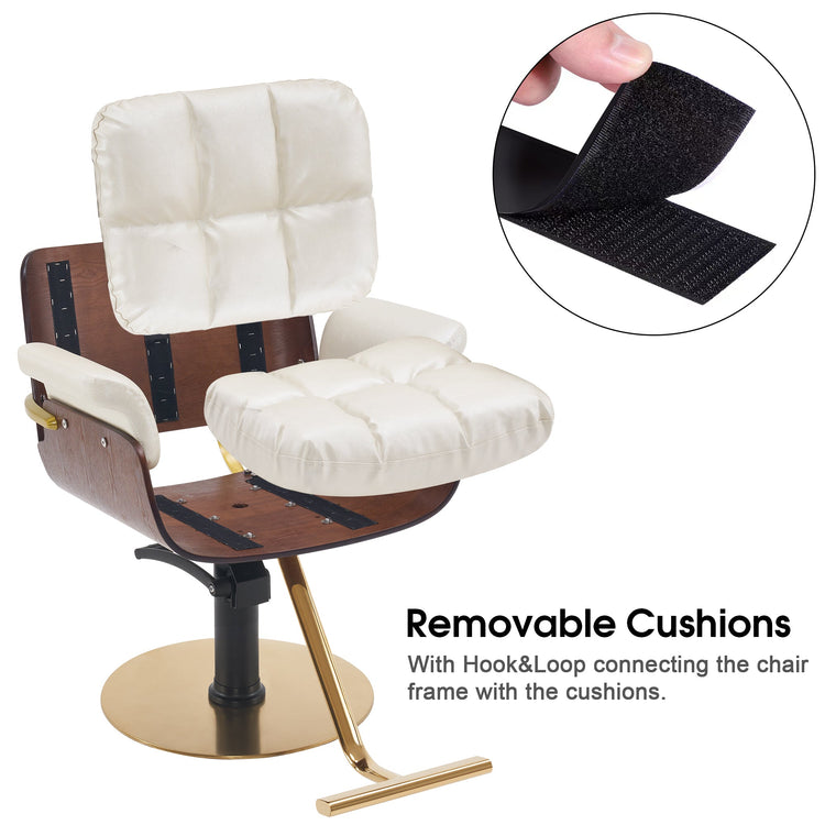 Ins Salon Chair, Hydraulic Hair Cutting Styling Chair For Hair Stylist 3071