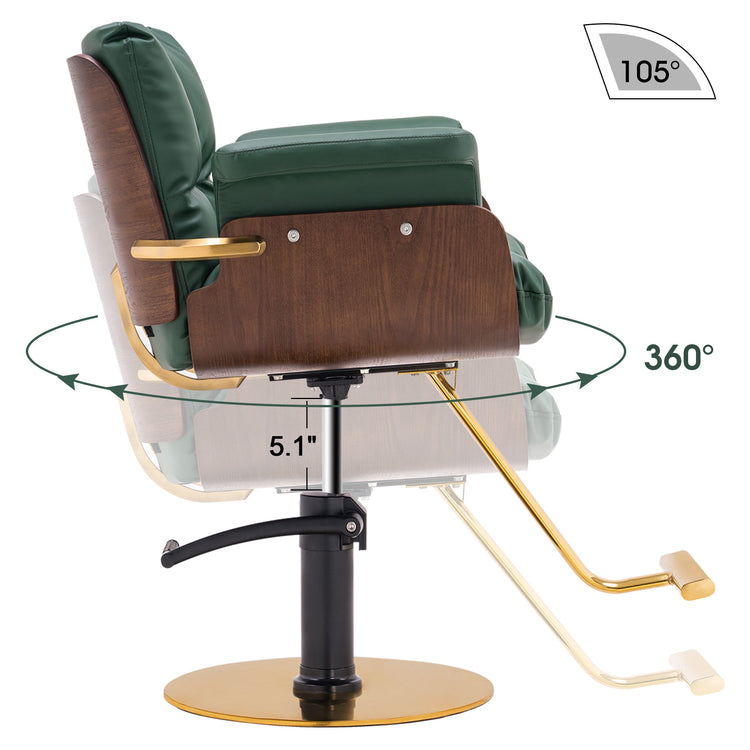 Ins Salon Chair, Hydraulic Hair Cutting Styling Chair For Hair Stylist 3071