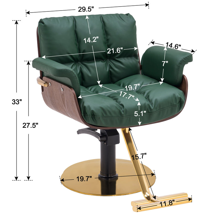 Ins Salon Chair, Hydraulic Hair Cutting Styling Chair For Hair Stylist 3071