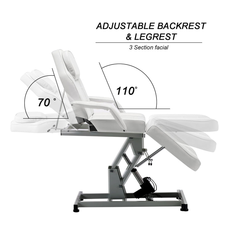 Salon Spa Electric Massage Bed Tattoo Chair Facial Adjustable Table 0100