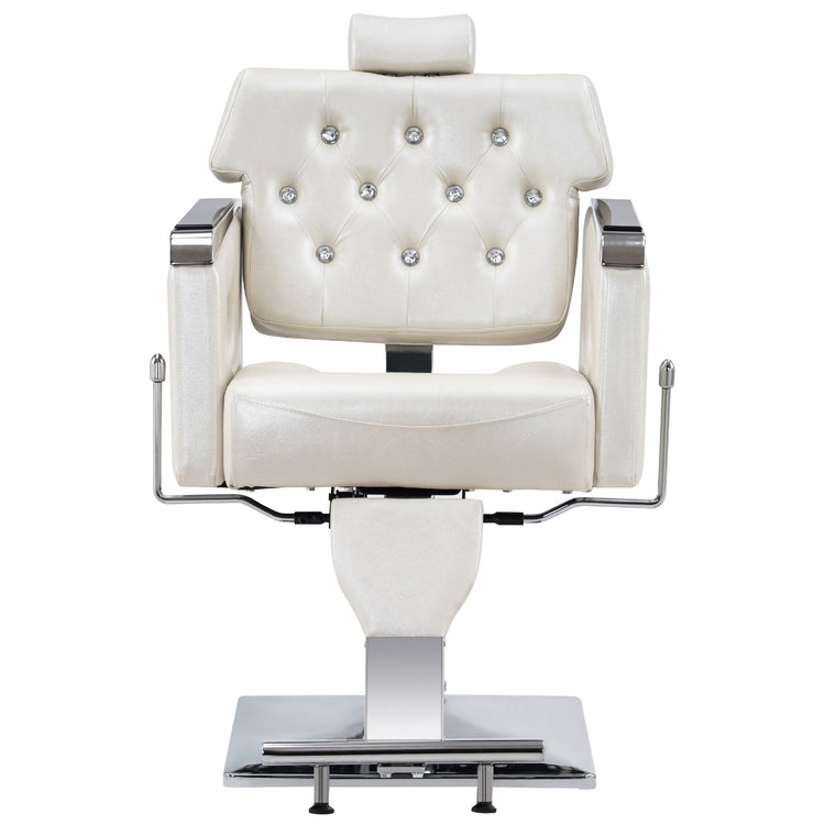 Reclining Barber Chair For Hair Stylist, Hair Beauty Spa Salon Chair 8132