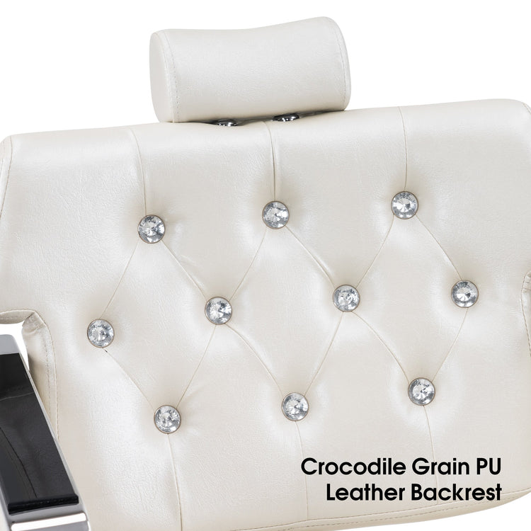 Reclining Barber Chair For Hair Stylist, Hair Beauty Spa Salon Chair 8132