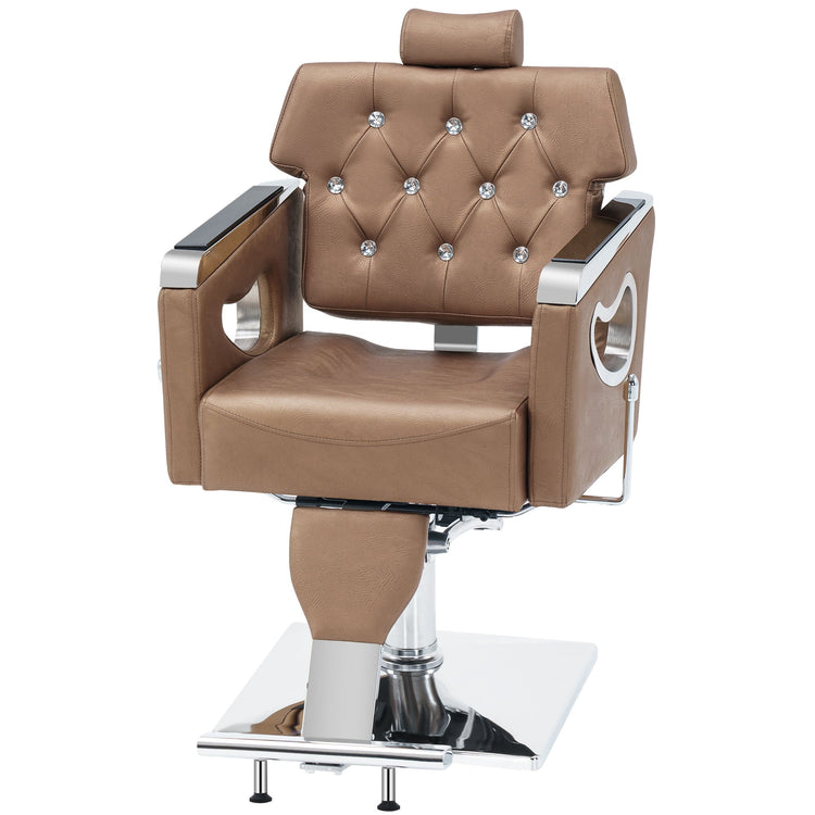 Reclining Barber Chair For Hair Stylist, Hair Beauty Spa Salon Chair 8132