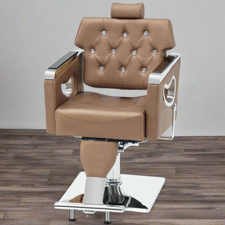 Reclining Barber Chair For Hair Stylist, Hair Beauty Spa Salon Chair 8132