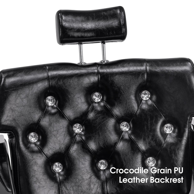 Reclining Barber Chair For Hair Stylist, Hair Beauty Spa Salon Chair 8132