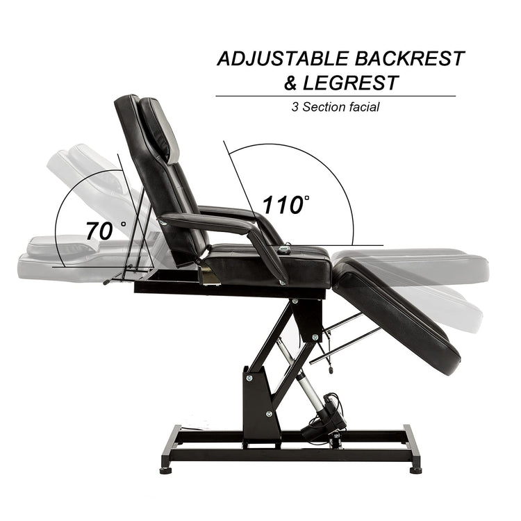 Salon Spa Electric Massage Bed Tattoo Chair Facial Adjustable Table 0100