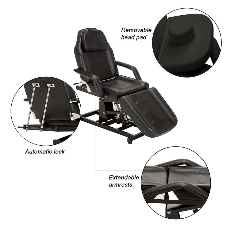 Salon Spa Electric Massage Bed Tattoo Chair Facial Adjustable Table 0100