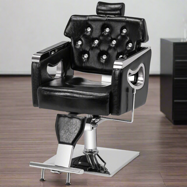 Reclining Barber Chair For Hair Stylist, Hair Beauty Spa Salon Chair 8132