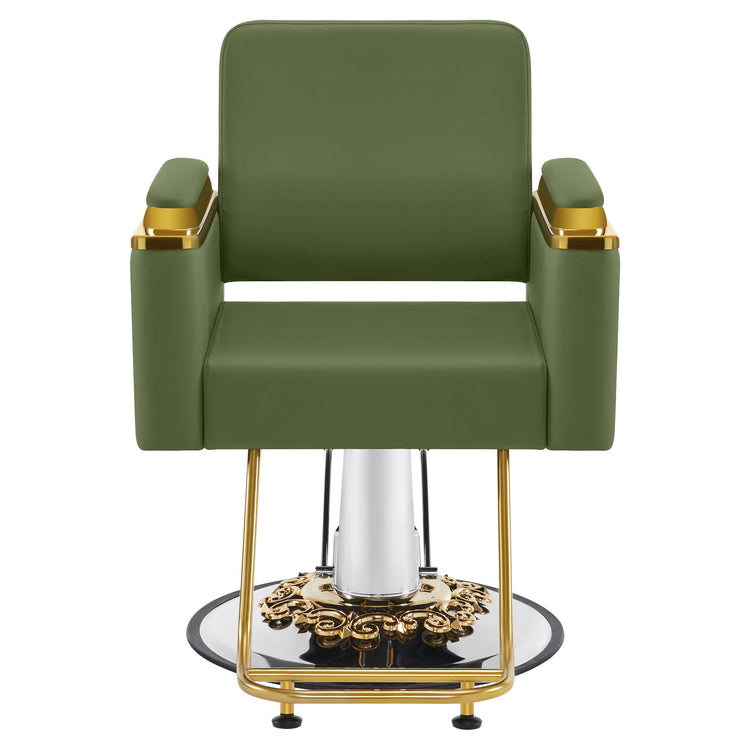 Gold&Black Salon Chair, Hydraulic Barber Spa Styling Equipment 8633