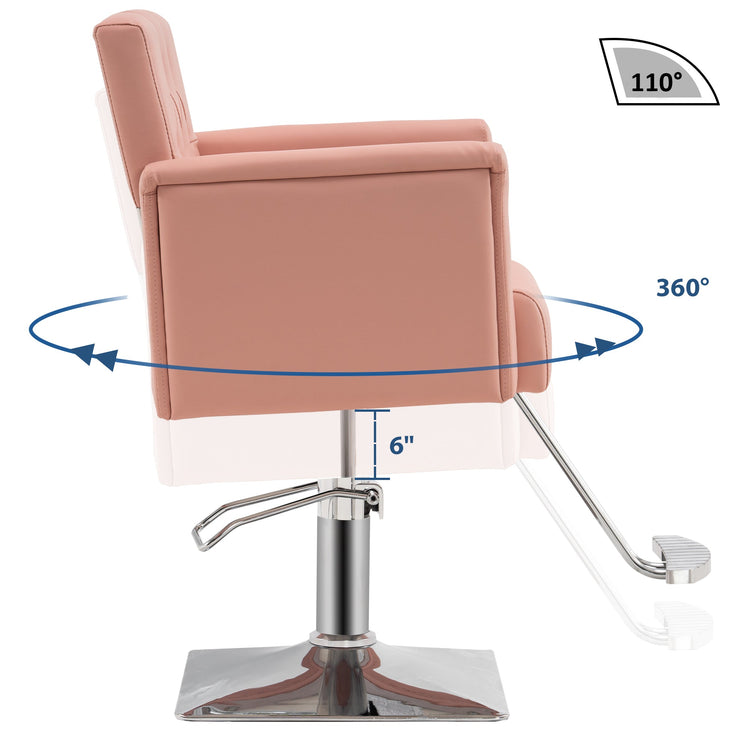 Salon Chair For Hair Stylist, Hydraulic Salon Spa Hair Styling Chair 8811