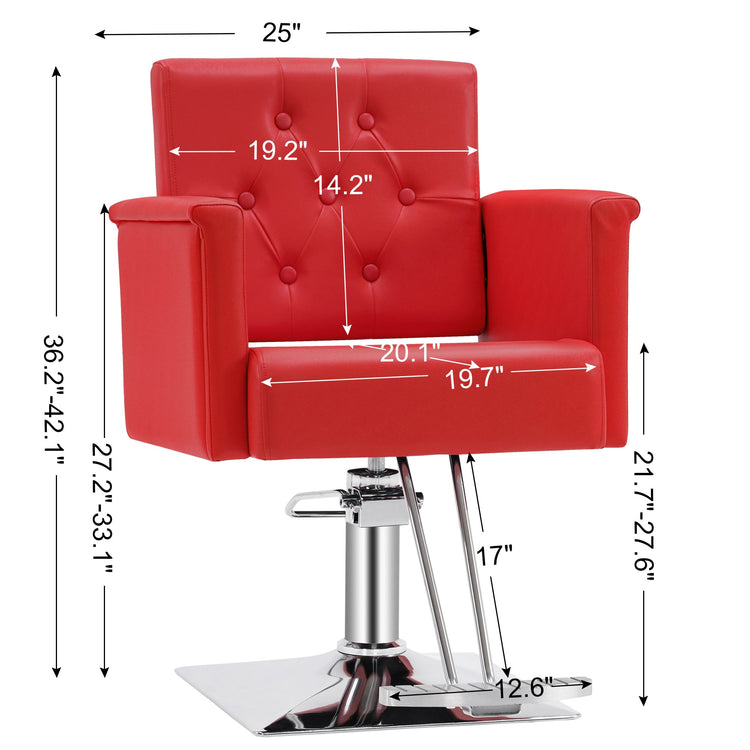 Salon Chair For Hair Stylist, Hydraulic Salon Spa Hair Styling Chair 8811