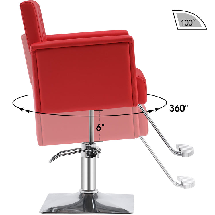 Salon Chair For Hair Stylist, Hydraulic Salon Spa Hair Styling Chair 8811